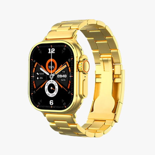 C9 Ultra Max Gold Edition Color Smartwatch 2.1 Inch Screen With Hryfine App